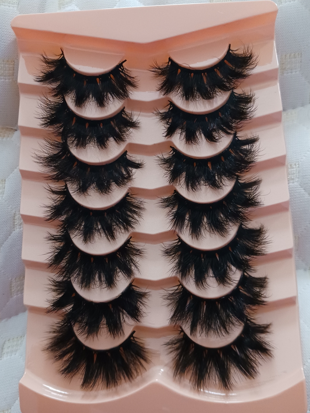 Dramatic Black Faux Mink Lashes - 7 Pairs